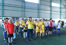 В Шымкенте представители религиозных конфессий играют в футбол