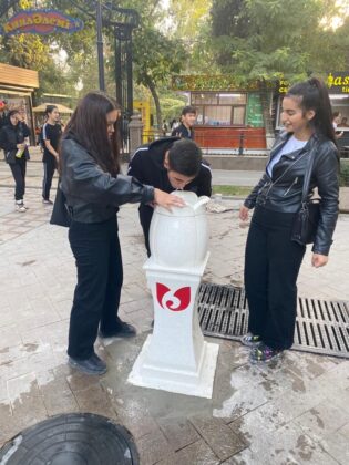 Питьевые фонтанчики в Шымкенте