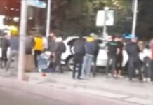 Вылетевший на тротуар автомобиль BMW X5 сбил пешеходов в Шымкенте ДТП