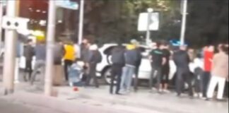 Вылетевший на тротуар автомобиль BMW X5 сбил пешеходов в Шымкенте ДТП