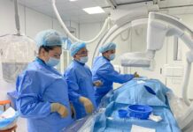 Впервые в Шымкенте проведена операция — эмболизация ветвей подколенной артерий операция