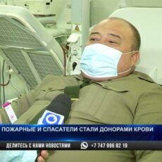 Пожарные и спасатели стали донорами крови