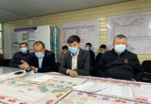 В микрорайоне Туран города Шымкент ведется строительство 13 улиц