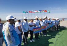 Международный турнир по спортивной ловле на спиннинг проходит в Туркестане рыба