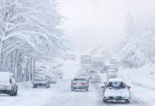 В праздничный день в Шымкенте похолодает до -15 градусов снегопад