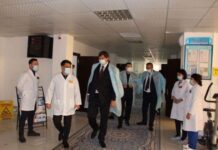 Главный государственный санитарный врач РК посетил Туркестанскую область Ерлан Киясов
