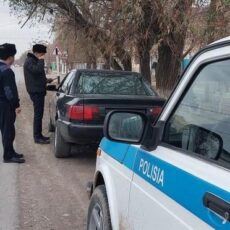 В Туркестанской области у водителя полицейские обнаружили незарегистрированное охотничье ружье ОМП