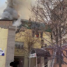 Пожар в тренажерном зале Шымкента полностью ликвидирован пожар