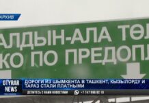 Дороги из Шымкента в Тараз, Кызылорду и Ташкент стали платными