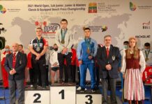 В Шымкент вернулись победители чемпионата мира по пауэрлифтингу