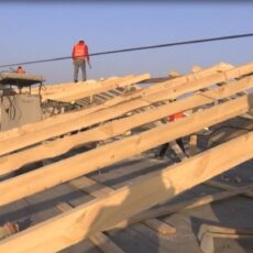 Возвращённые активы направлены на создание социальной инфраструктуры в Шымкенте стройка, крыша