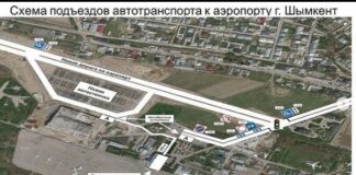 В Шымкенте перед новым терминалом аэропорта введена в эксплуатацию новая автостоянка новая автостоянка