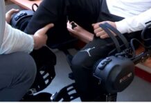 Завезенный в Шымкент экзоскелет поможет больным встать на ноги