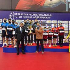 Шымкентские спортсмены выиграли 2 Кубка на открытом клубном чемпионате РК по настольному теннису сигма