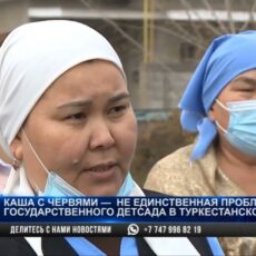 В детском саду Ордабасинского района детей кормят кашей с червями