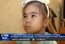11 млн за неделю. Девочке из Шымкента требуется срочная пересадка почек