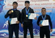 Шымкентский пожарный – первый по панкратиону Жуман Бакдаулет