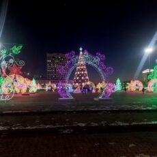 Сколько денег потратили на новогоднее украшение улиц Шымкента