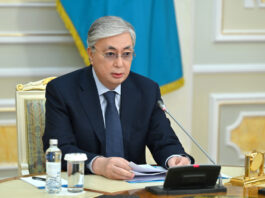 Глава государства Касым-Жомарт Токаев