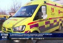 В Шымкенте разбитые машины скорой помощи восстановили сотрудники горздрава