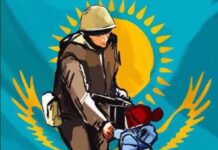 Милое фото из Шымкента распространилось по всему миру