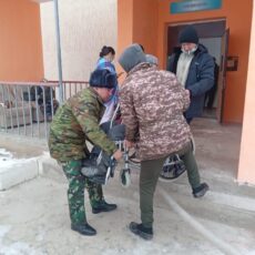 В Туркестанской области из горящей больницы эвакуировали 57 человек