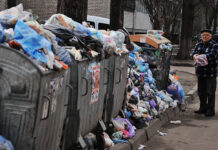 Труп женщины нашли в мусорном контейнере в Шымкенте мусорка