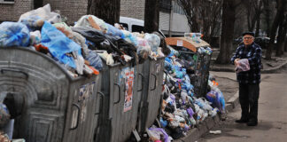 Труп женщины нашли в мусорном контейнере в Шымкенте мусорка