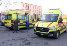 Автопарк скорой помощи Шымкента пополнился новыми реанимобилями