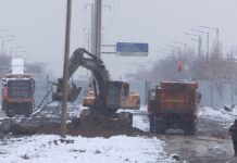 Как строится развязка на Байдибек би — Аргынбекова