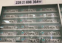 200 млн тенге потратили шымкентцы на «крутые» номера