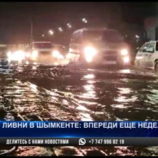 Ливни в Шымкенте: впереди еще неделя дождей