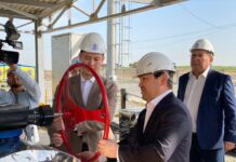 В Шымкенте состоялся запуск АГРС-3