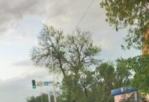 Кентау восстанавливают после штормового ветра