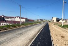 В Шымкенте продолжается ремонт дорог