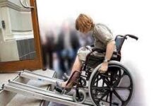 В Шымкенте украли пандус для инвалидов и сдали на металлолом пандус