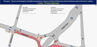 Южная сторона ул. Рыскулова закроется на 15 дней