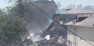 Взрыв прогремел на территории роддома в Шымкенте взрыв