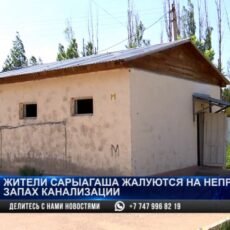 Фекалии плывут на улице. Жители Сарыагаша задыхаются от зловоний