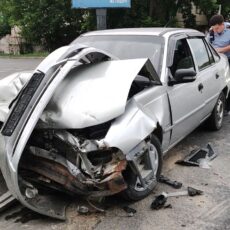 ДТП с участием трех автомобилей произошло в Шымкенте