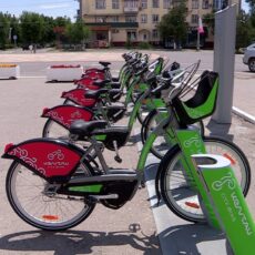 В Кентау реализовали социальный проект Велобайк