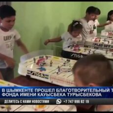 Мини-турнир по настольному хоккею прошел в Шымкенте