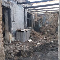 Дом пенсионеров сгорел дотла в центре Туркестана