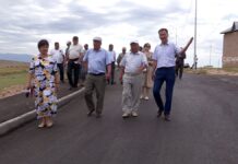 Введена в эксплуатацию автодорога в жилом массиве Елтай