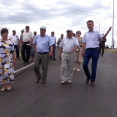 Введена в эксплуатацию автодорога в жилом массиве Елтай
