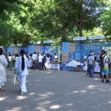 Выставка товаропроизводителей проходит в центральном парке