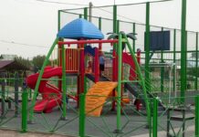 17 детских и 10 спортивных площадок построили в Абайском районе