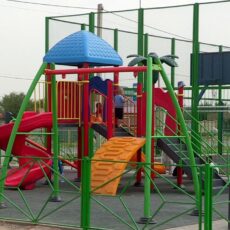 17 детских и 10 спортивных площадок построили в Абайском районе