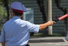 Свыше 26 тысяч нарушителей ПДД выявили за 19 дней в Туркестанской области гаишник