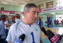 Международный турнир по волейболу среди ветеранов состоялся в Шымкенте